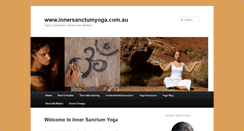 Desktop Screenshot of innersanctumyoga.com.au