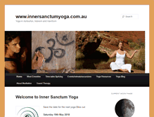 Tablet Screenshot of innersanctumyoga.com.au